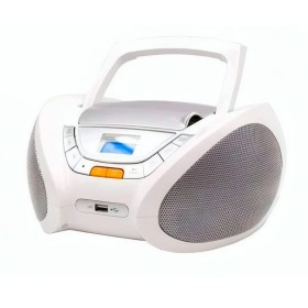 Comprar Lauson CP743 Blanco - Reproductor radio CD con altavoces incorporados - Ganga Electrónica