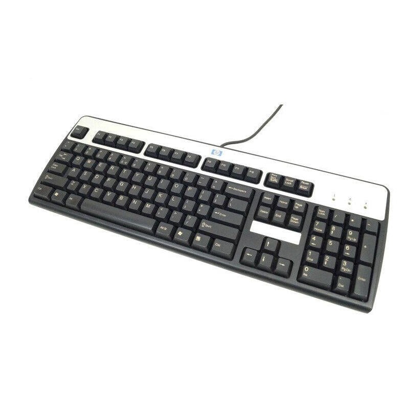 Comprar Teclado Reacondicionado Hp Sk-2885 / Ku0316 Español (Qwerty) Negro/Plata Con Cable Usb - Ganga Electrónica