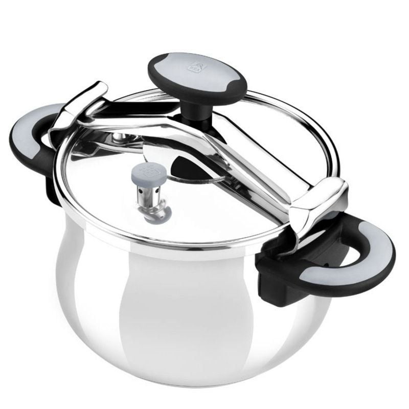 Comprar Olla a Presión BRA New Star A185501/ Ø22cm/ 4.5L/ Acero Inoxidable/ Apta para Inducción - Ganga Electrónica