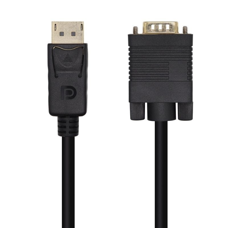 Comprar Cable Conversor Aisens A125-0462/ DisplayPort Macho - VGA Macho/ Hasta 5W/ 2300Mbps/ 3m/ Negro - Ganga Electrónica
