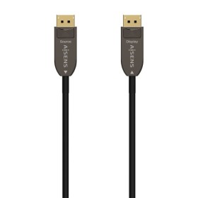 Comprar Cable DisplayPort 1.4 AOC 8K Aisens A155-0606/ DisplayPort Macho - DisplayPort Macho/ 10m/ Negro - Ganga Electrónica