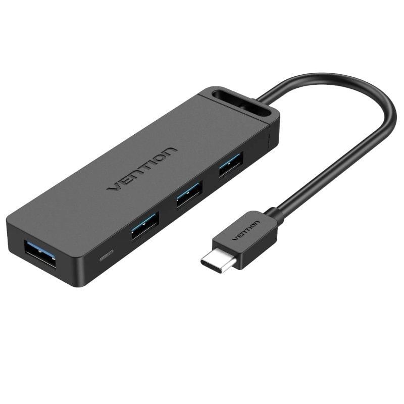 Comprar Hub USB Tipo-C Vention TGKBB/ 4xUSB/ 1xMicroUSB PD - Ganga Electrónica
