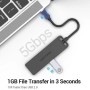Comprar Hub USB Tipo-C Vention TGKBB/ 4xUSB/ 1xMicroUSB PD - Ganga Electrónica