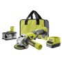 Comprar Amoladora Sin Cable Ryobi ONE+ R18AG-140S/ 1 Batería 18V 4.0 Ah/ Cargador 2.0 A/ Bolsa de Transporte - Ganga Electrónica