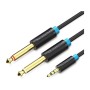 Comprar Cable Estéreo Vention BACBI/ Jack 3.5 Macho - 2x Jack 6.5 Macho/ 3m/ Negro - Ganga Electrónica