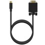 Comprar Cable Conversor Aisens A109-0693/ USB Tipo-C Macho - VGA Macho/ Hasta 27W/ 1250Mbps/ 1.8m/ Negro - Ganga Electrónica