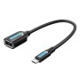 Comprar Cable USB 2.0 Vention CCUBB/ MicroUSB Macho - USB Hembra/ 480Mbps/ 15cm/ Negro - Ganga Electrónica