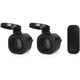 Comprar Set de Mini Enchufes para Exterior Smartwares SH4-99653/ Negros - Ganga Electrónica