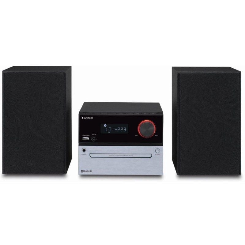 Comprar Microcadena con bluetooth Sunstech MIC200BTBK/ 30W - Ganga Electrónica
