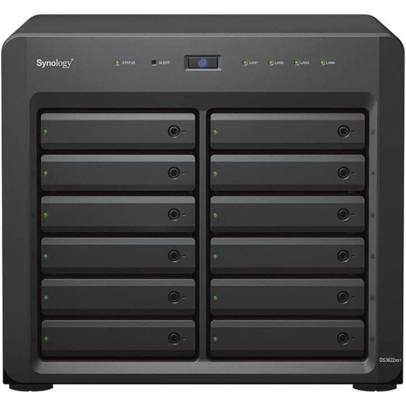 Comprar NAS Synology Diskstation DS3622XS+/ 12 Bahías 3.5'- 2.5'/ 16GB DDR4/ Formato Torre - Ganga Electrónica