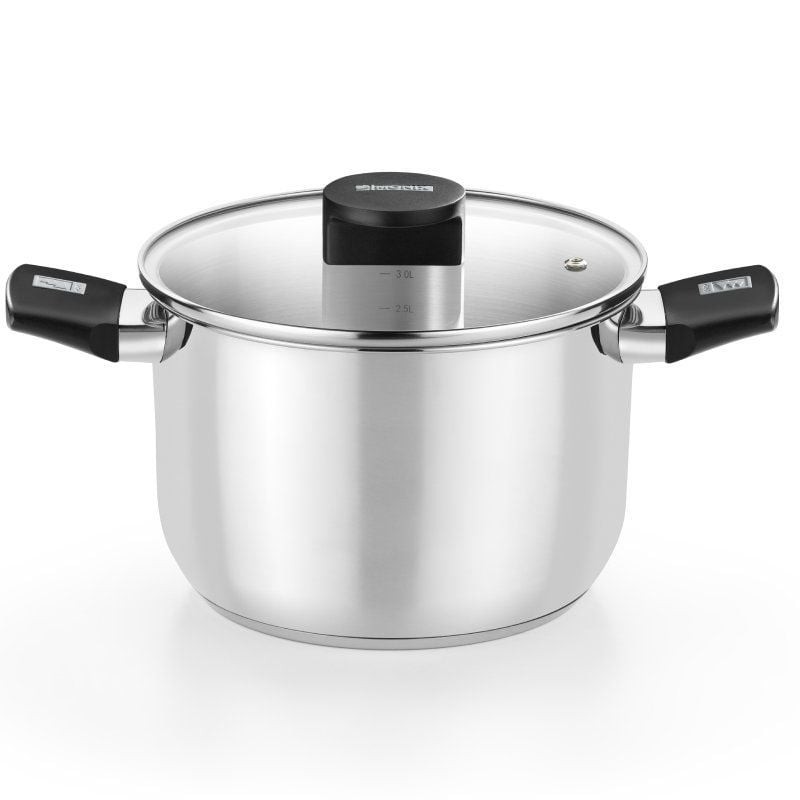 Comprar Olla Elite Inox Monix M240226/ Ø26cm/ 8L/ Acero Inoxidable/ Apta para Inducción - Ganga Electrónica