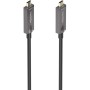Comprar Cable USB 3.1 Tipo-C Aisens AOC A157-0883/ USB Tipo-C Macho - USB Tipo-C Macho/ Hasta 60W/ 10Gbps/ 15m/ Negro - Ganga El
