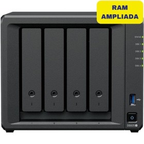 Comprar NAS Synology Diskstation DS925+/ 4 Bahías 3.5'- 2.5'/ 8GB DDR4/ Formato Torre - Ganga Electrónica