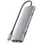 Comprar Docking USB Tipo-C Aisens ASUC-8P033-GR/ 1xHDMI 4K/ 1xUSB/ 2xUSB Tipo-C/ 1xRJ45/ 1xLector Tarjetas/ 1xUSB Tipo-C PD/ Gri