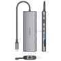 Comprar Docking USB Tipo-C Aisens ASUC-8P033-GR/ 1xHDMI 4K/ 1xUSB/ 2xUSB Tipo-C/ 1xRJ45/ 1xLector Tarjetas/ 1xUSB Tipo-C PD/ Gri