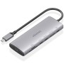 Comprar Docking USB Tipo-C Aisens ASUC-7P031-GR/ 1xHDMI 4K/ 1xUSB/ 2xUSB Tipo-C/ 1xLector Tarjetas/ 1xUSB Tipo-C PD/ Gris - Gang