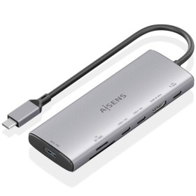 Comprar Docking USB Tipo-C Aisens ASUC-7P031-GR/ 1xHDMI 4K/ 1xUSB/ 2xUSB Tipo-C/ 1xLector Tarjetas/ 1xUSB Tipo-C PD/ Gris - Gang