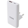 Comprar Cargador de Pared Universal GaN para Viaje TOOQ TQWC-GANSL65W1A1C/ 1xUSB Tipo-C/ 1xUSB/ 65W - Ganga Electrónica