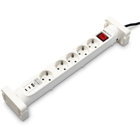 Comprar Regleta con interruptor Salicru SAFE 5S+/ 4 Tomas de corriente/ 1 Master/ 2 USB Tipo-C/ 1 USB/ Cable 1.4m/ Blanca - Gang