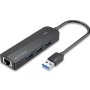 Comprar Hub USB 3.0 Vention CHNBB/ RJ45/ 3xUSB/ 1xMicroUSB PD - Ganga Electrónica