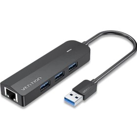 Comprar Hub USB 3.0 Vention CHNBB/ RJ45/ 3xUSB/ 1xMicroUSB PD - Ganga Electrónica