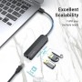 Comprar Hub USB 3.0 Vention CHNBB/ RJ45/ 3xUSB/ 1xMicroUSB PD - Ganga Electrónica