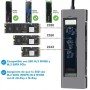 Comprar Docking/Caja Externa USB Tipo-C Leotec LEDS07/ Ranura SSD M.2/ 2xUSB/ 1xUSB Tipo-C/ 1xHDMI 4K/ 1xLector Tarjetas SD y - 