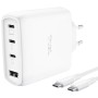 Comprar Cargador de Pared GaN Trust Maxo 65W 26068/ 3xUSB Tipo-C/ 1xUSB/ Incluye Cable USB Tipo-C/ 65W - Ganga Electrónica