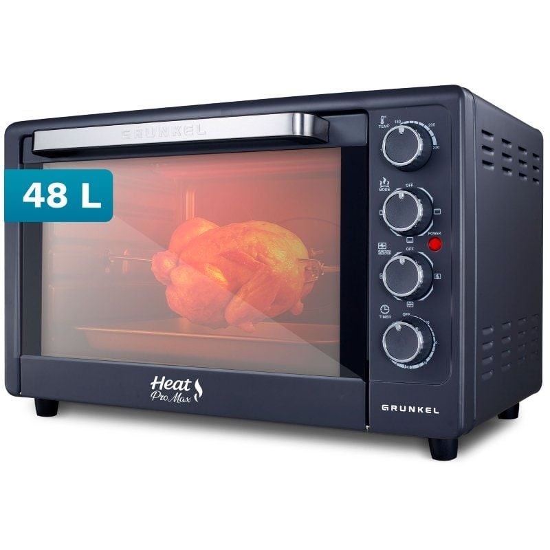 Comprar Horno de Sobremesa Grunkel HR-48PROMAX/ 2200W/ Capacidad 48L/ Negro - Ganga Electrónica