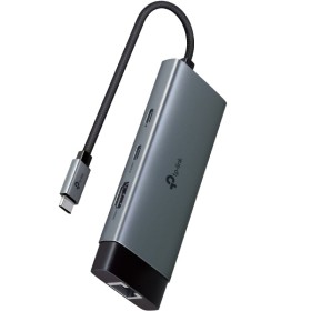 Comprar Docking USB Tipo-C Tp-Link UH6120C/ 1xUSB Tipo-C/ 2xUSB/ 1xHDMI 4K/ 1xRJ45/ 1xUSB Tipo-C PD/ Gris - Ganga Electrónica