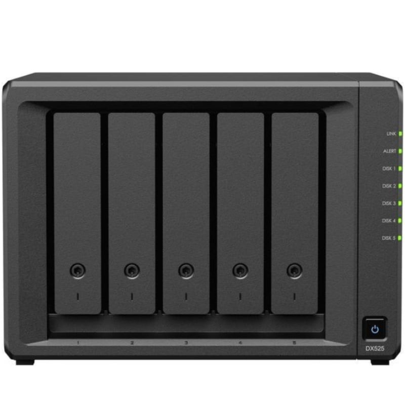 Comprar NAS Synology RackStation DX525/ 5 Bahías 3.5'-2.5'/ Formato Rack - Ganga Electrónica