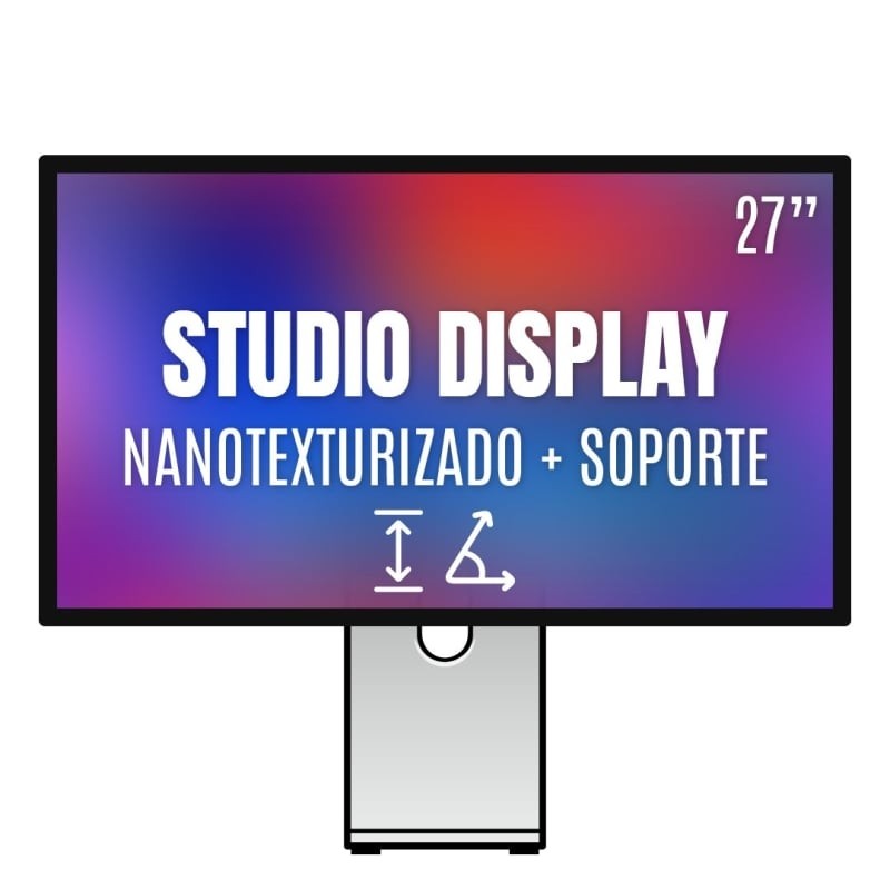 Comprar Apple Studio Display 27'/ Cristal Nano texturizado/ Soporte con altura e inclinación ajustable - Ganga Electrónica