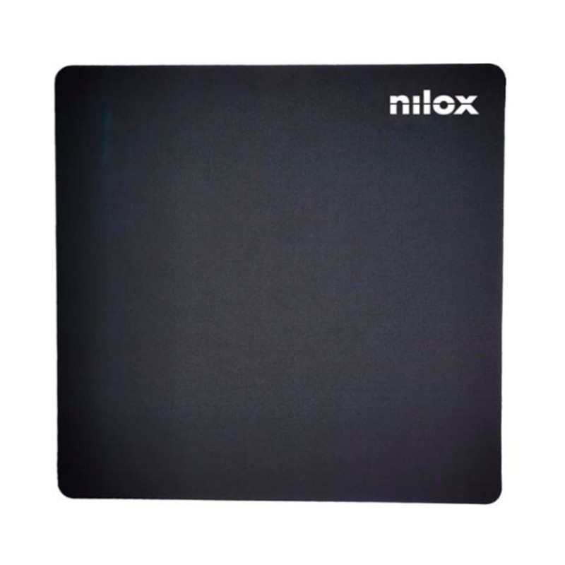 Comprar Nilox Mouse Pad Inter Negro - Alfombrilla de ratón cuadrada - Ganga Electrónica