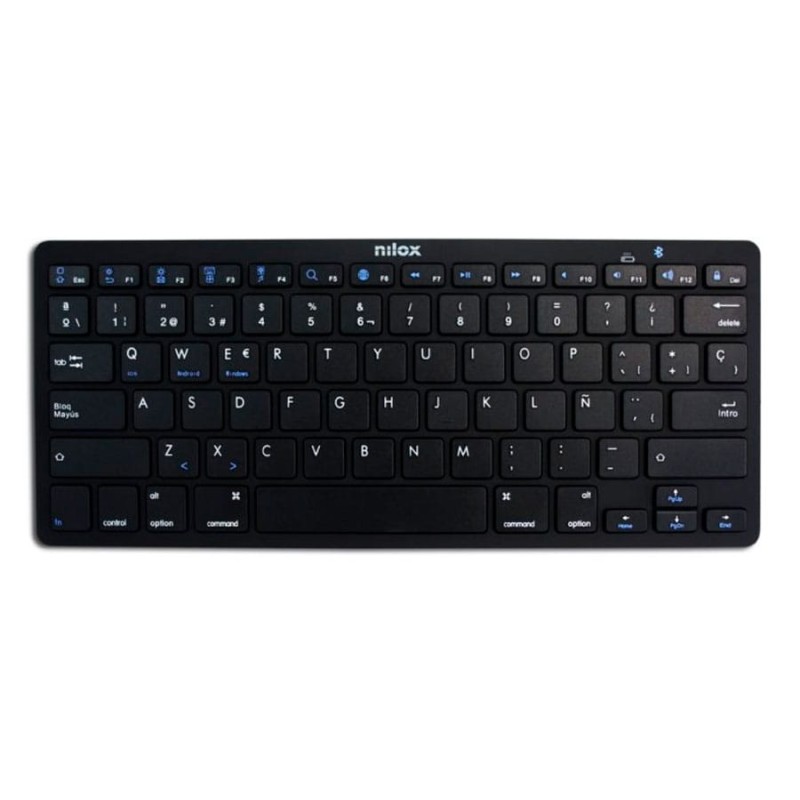 Comprar Nilox NXKB01B Negro - Teclado inalámbrico bluetooth - Ganga Electrónica