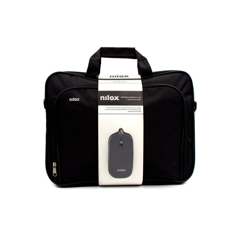 Comprar Nilox Maletín 15.6 Essential + Ratón - Negro - Ganga Electrónica