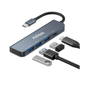 Comprar Nilox Hub 4 Puertos 3XUSB 3.0 + 1xusbc - Ganga Electrónica