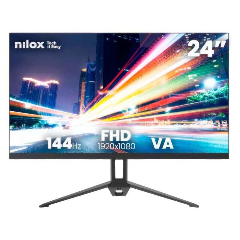 Comprar Nilox NXM24FHD14411 Negro - Monitor 24" va 144HZ full HD - VGA y HDMI - Ganga Electrónica