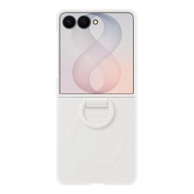 Comprar Samsung Silicone Ring Magnet Case Fr Galaxy Flip8 Blanco - Ganga Electrónica