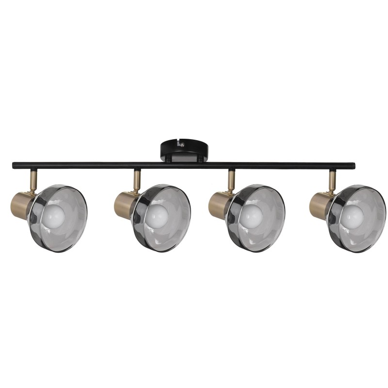 Comprar Activejet Lisa Lampara De Pared De Techo Doble Negra Y Dorada E14 Lámpara De Pared Para Sala De Estar - Ganga Electrónic