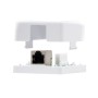 Comprar Nanocable Roseta De Superficie Rj45 Cat.5e Ftp 1 Toma - Ganga Electrónica