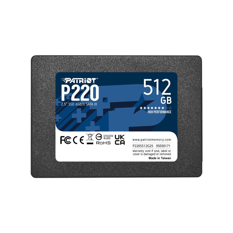 Comprar Disco Ssd Patriot 512gb 2,5" P220 Sata3 550/500 P220s512g25 - Ganga Electrónica
