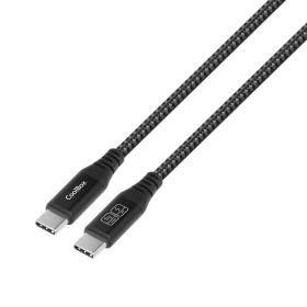 Comprar Coolbox Cable Trenzado Usb-C/Usb-C 3.2 Gen2 Datos 10gbps + Carga Rapida 60w Aluminio 1.2m - Ganga Electrónica