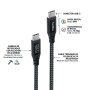 Comprar Coolbox Cable Trenzado Usb-C/Usb-C 3.2 Gen2 Datos 10gbps + Carga Rapida 60w Aluminio 1.2m - Ganga Electrónica