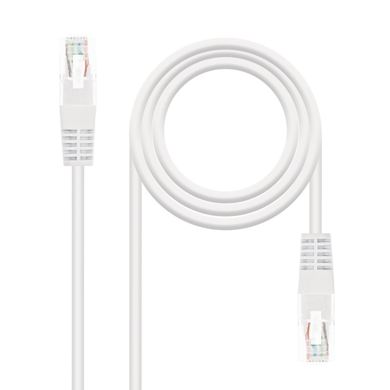 Comprar Nanocable Cable De Red Rj45 Cat.5e Utp Awg24 0.50m - Blanco - Ganga Electrónica
