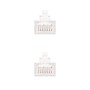 Comprar Nanocable Cable De Red Rj45 Cat.5e Utp Awg24 0.50m - Blanco - Ganga Electrónica