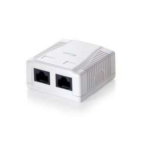Comprar Equip Roseta De Superficie Categoria 6 2 Hembras Rj45 - Ganga Electrónica