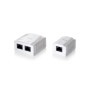 Comprar Equip Roseta De Superficie Categoria 6 2 Hembras Rj45 - Ganga Electrónica