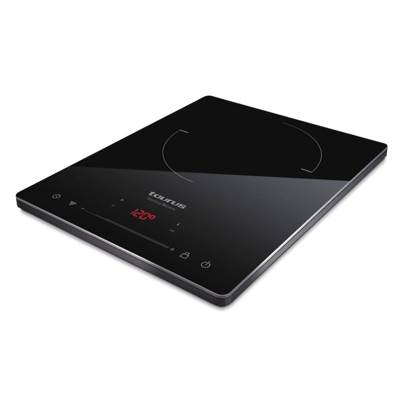 Comprar Placa De Inducción Taurus Darkfire 2000w Ø 20cm Display Led 8 Niveles De Temperatura / Potencia Temporizador Superficie 