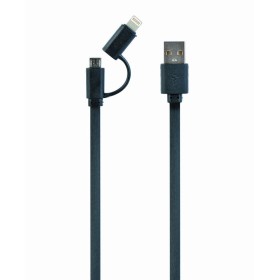 Comprar Gembird Cable Usb 2.0 A Micro Usb Y Lightning 1m Negro - Ganga Electrónica