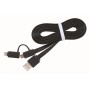 Comprar Gembird Cable Usb 2.0 A Micro Usb Y Lightning 1m Negro - Ganga Electrónica